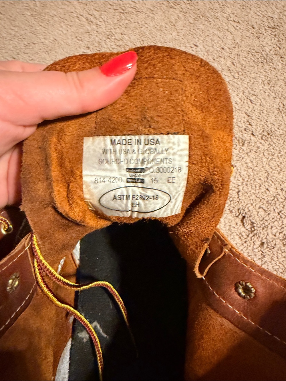 THOROGOOD AMERICAN HERITAGE 6" TOBACCO MOC TOE WORK BOOTS - Picture 6 of 6